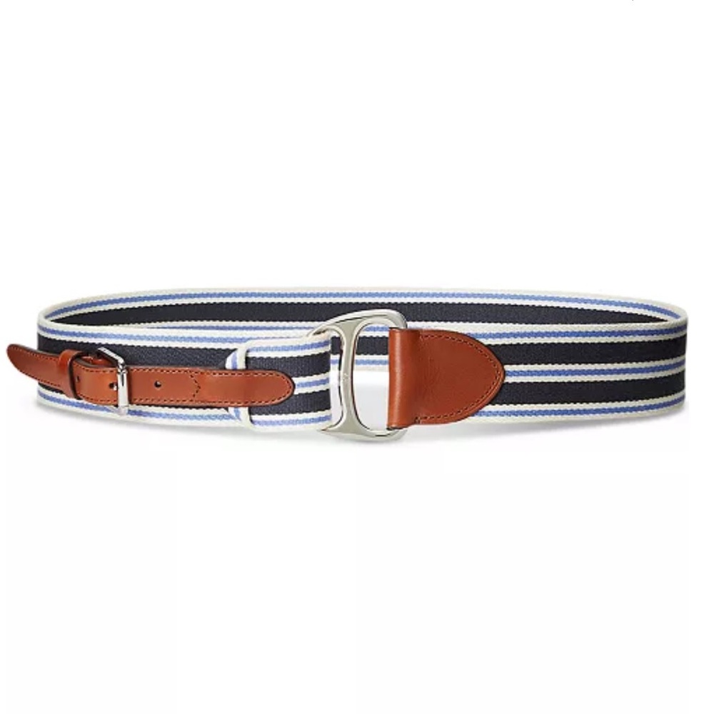 Ralph Lauren- Women’s Striped Bend-Back Belt - Size XS